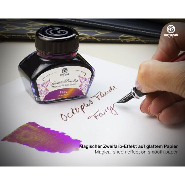 Octopus Fluids Sheen Fountain Pen Ink Bottle (30mL)