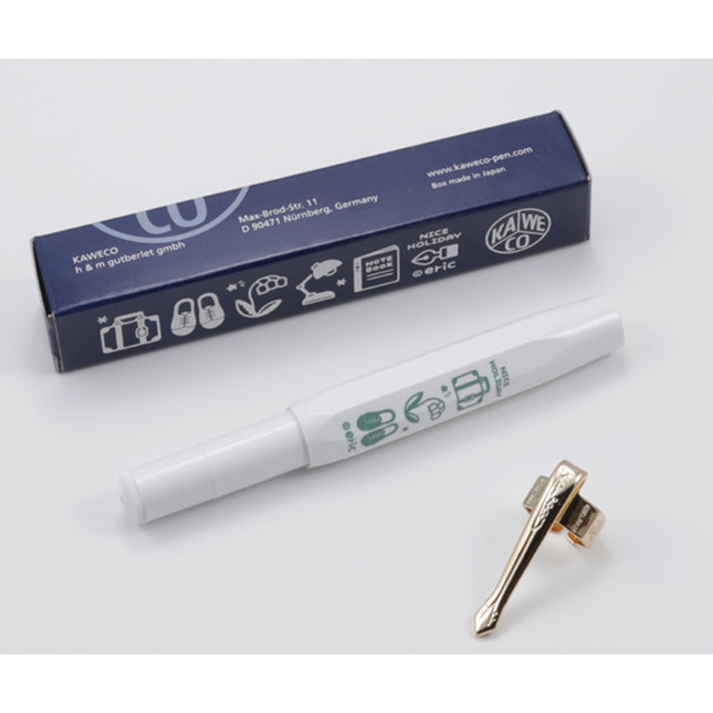 kaweco x Eric Small Things Fountain Pen Limited Edition White Fine Nib