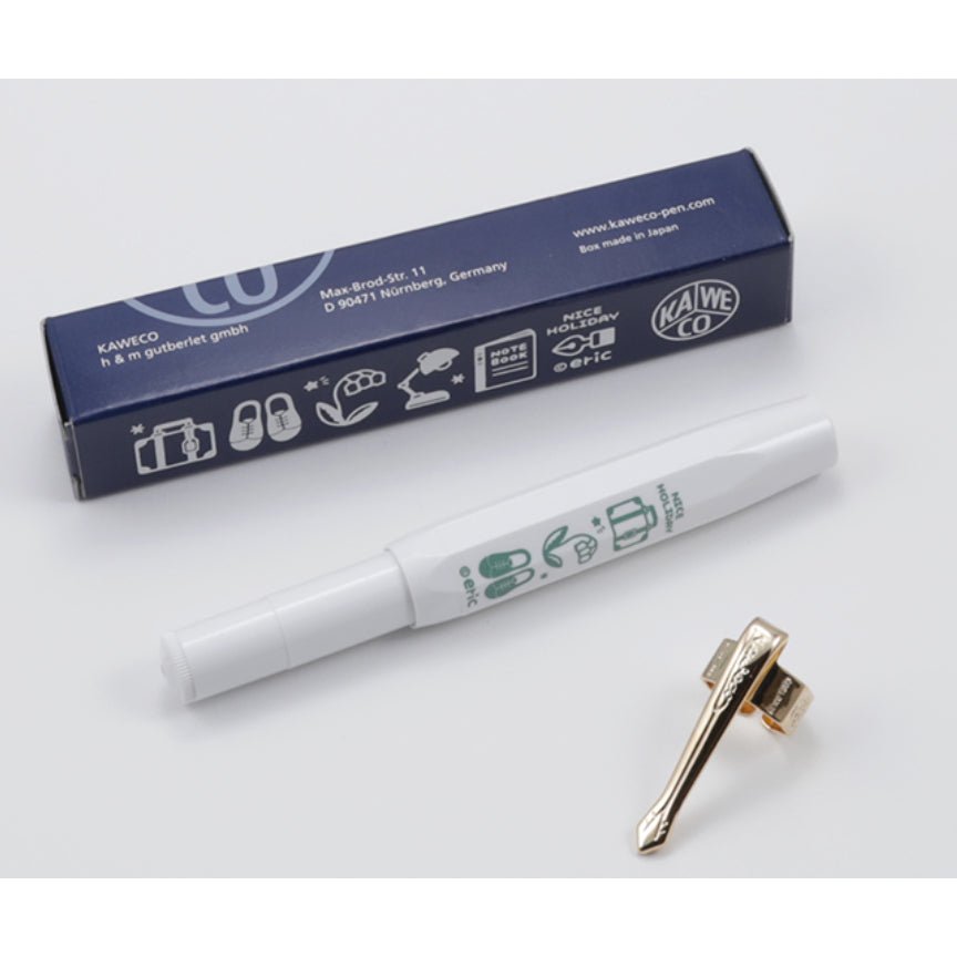 kaweco x Eric Small Things Fountain Pen Limited Edition White Fine Nib