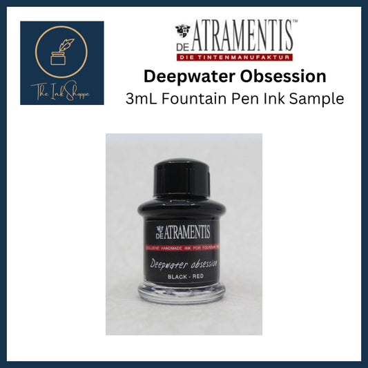 De Atramentis Deepwater Obsession Fountain Pen Ink Sample (3mL)