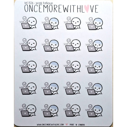 ONCE MORE WITH LOVE Sticker Sheet