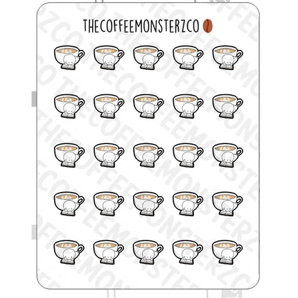 The Coffee Monsterz Co. Emoti Stickers