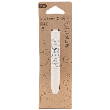 Uni-Ball One P x Cow Brand Milk Soap 0.5 Ballpoint Pen