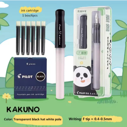 Pilot Kakuno Panda Limited Edition Fountain Pen Fine Nib (F)