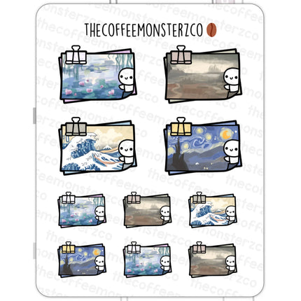 The Coffee Monsterz Co. Sticker Sheet