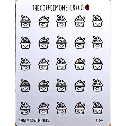 The Coffee Monsterz Co. Doodle Sticker