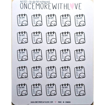 ONCE MORE WITH LOVE Sticker Sheet