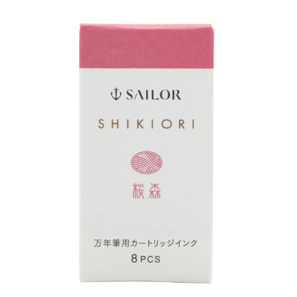 Sailor Shikiori Fountain Pen Ink Cartridge (8 cartridges/1 box)