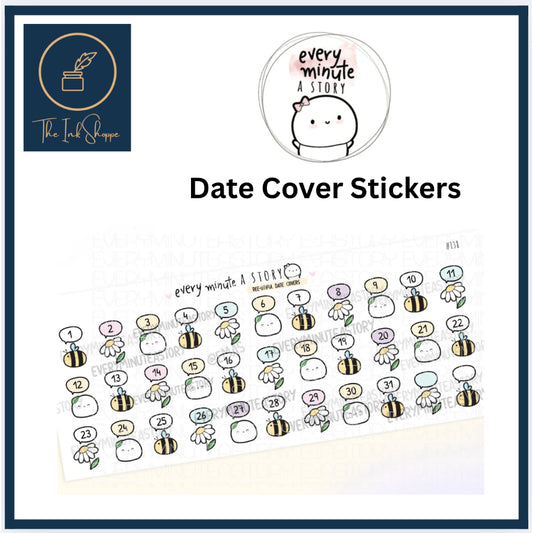 Every Minute A Story Date Cover Stickers