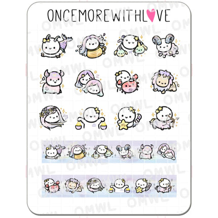ONCE MORE WITH LOVE Sticker Sheet