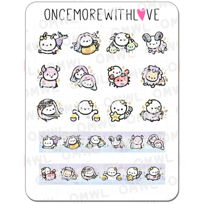 ONCE MORE WITH LOVE Sticker Sheet