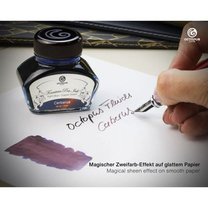 Octopus Fluids Sheen Fountain Pen Ink Bottle (30mL)