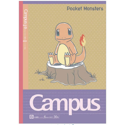 Campus Pokemon B-Ruled Notebook