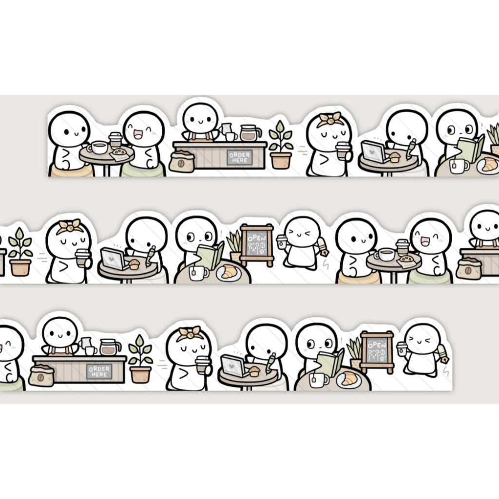 The Coffee Monsterz Co. Washi Tape FULL ROLL
