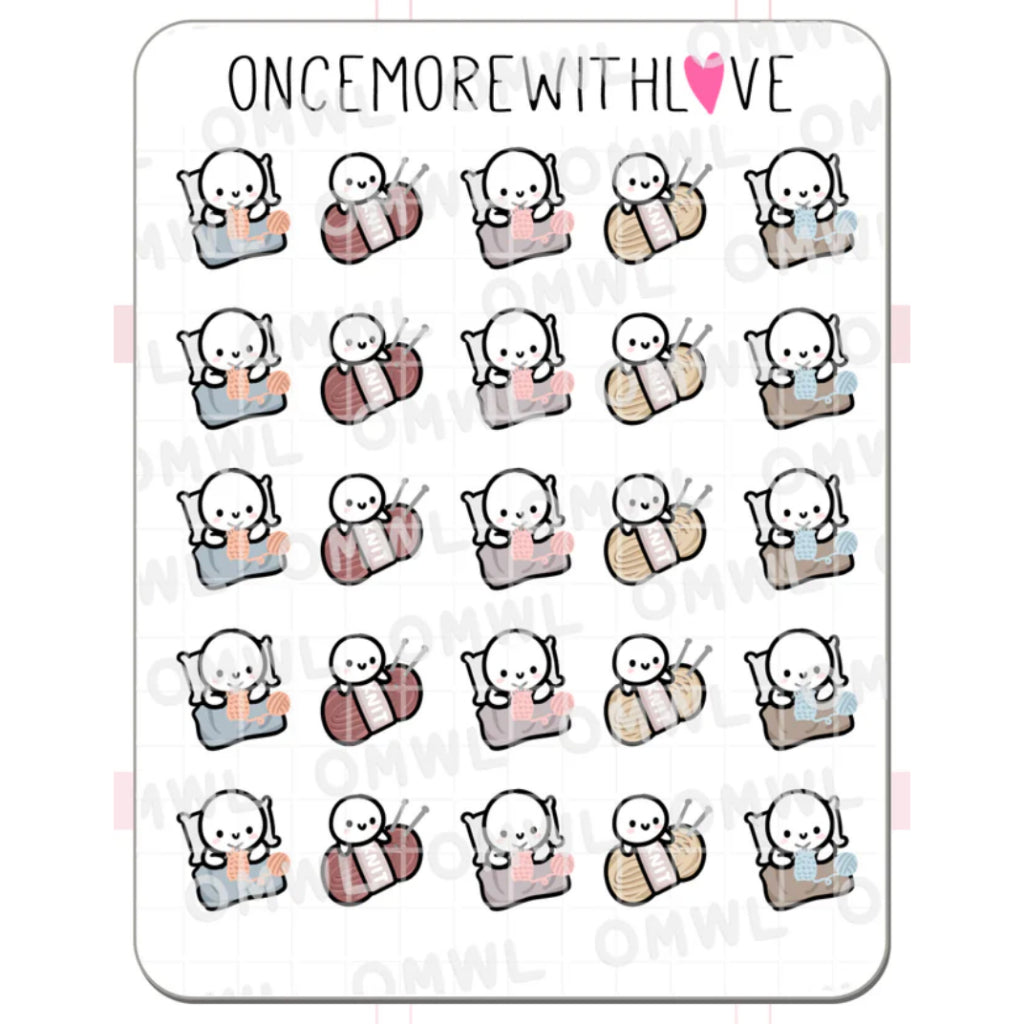 ONCE MORE WITH LOVE Sticker Sheet