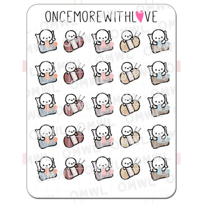 ONCE MORE WITH LOVE Sticker Sheet
