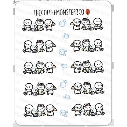 The Coffee Monsterz Co. Emoti Stickers