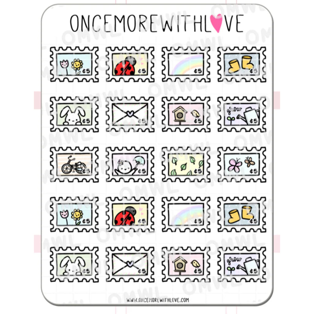 ONCE MORE WITH LOVE Sticker Sheet
