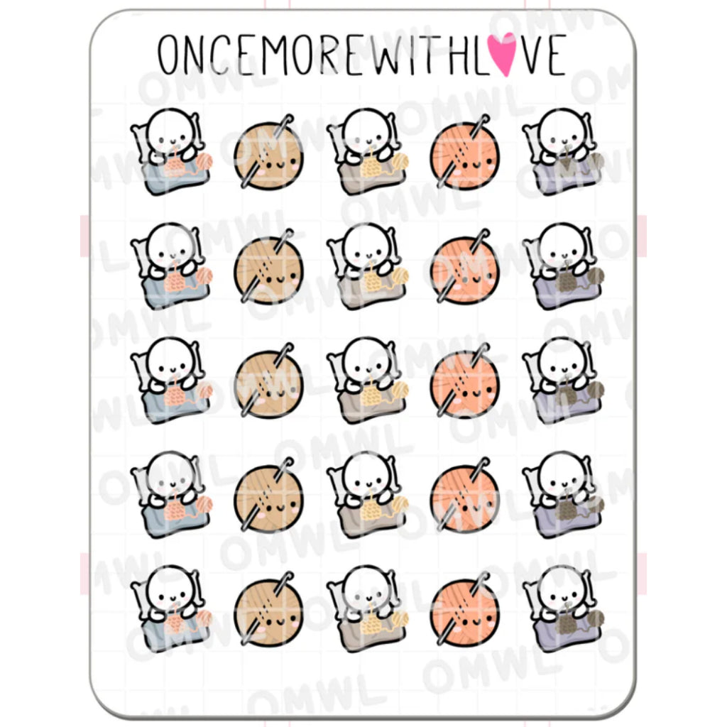 ONCE MORE WITH LOVE Sticker Sheet