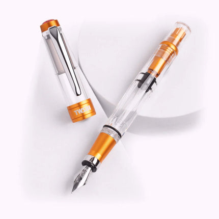 TWSBI Diamond 580ALR Sunset Yellow Fountain Pen Fine Nib (F)