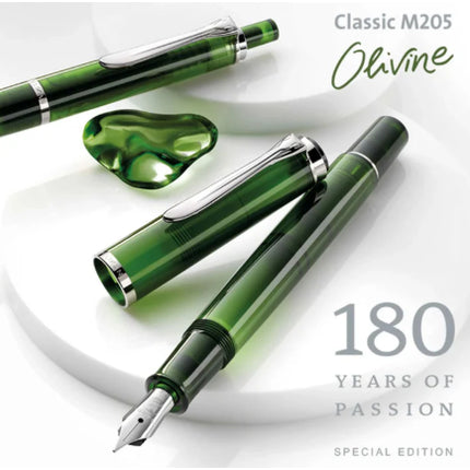 Pelikan M205 Olivine Limited Edition Fountain Pen Fine Nib (F)