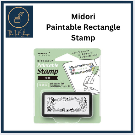 Midori Paintable Rectangle Stamp
