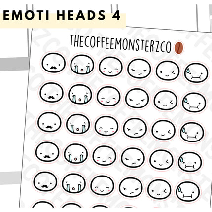 The Coffee Monsterz Co. Emoti Stickers