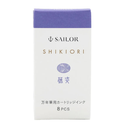 Sailor Shikiori Fountain Pen Ink Cartridge (8 cartridges/1 box)
