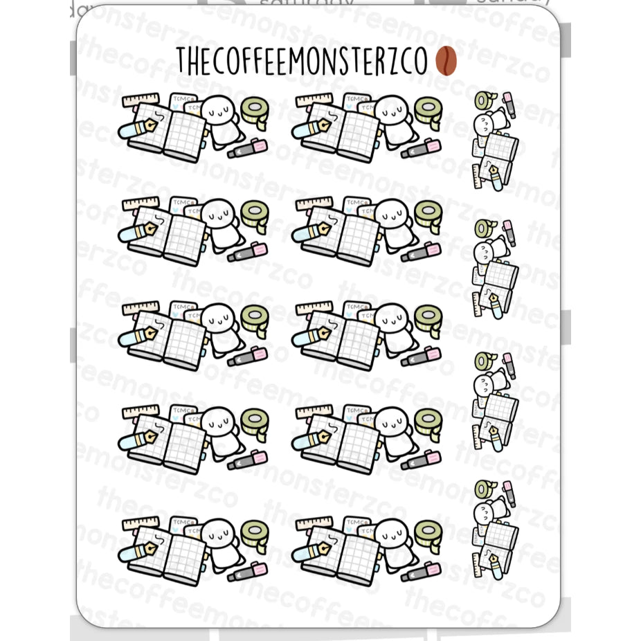 The Coffee Monsterz Co. Sticker Sheet