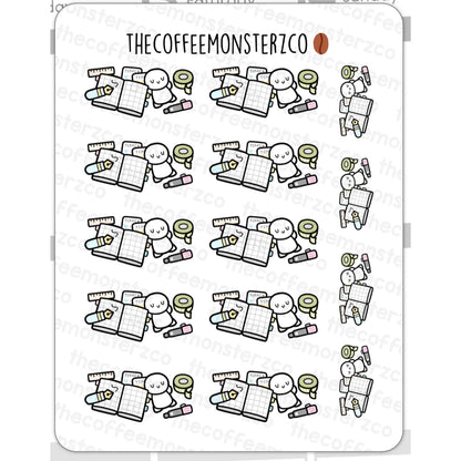 The Coffee Monsterz Co. Sticker Sheet