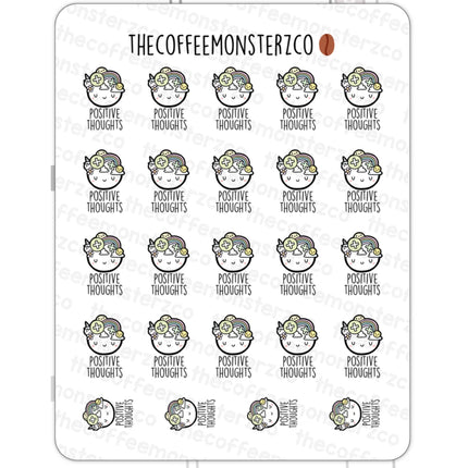 The Coffee Monsterz Co. Emoti Stickers