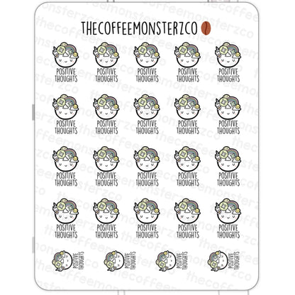 The Coffee Monsterz Co. Emoti Stickers