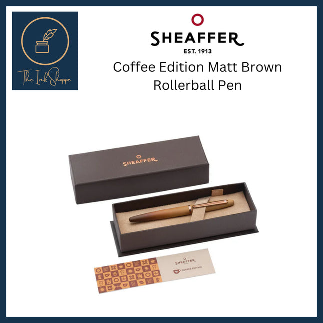 Sheaffer Coffee Edition Matte Brown with Regal Brown Rollerball Pen