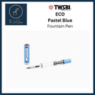 TWSBI ECO Pastel Blue Fountain Pen Fine Nib (F)