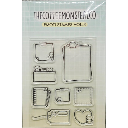 The Coffee Monsterz Co. Emoti Stamps Set Limited Edition