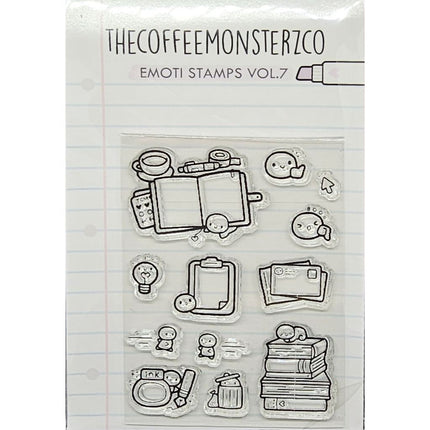 The Coffee Monsterz Co. Emoti Stamps Set Limited Edition