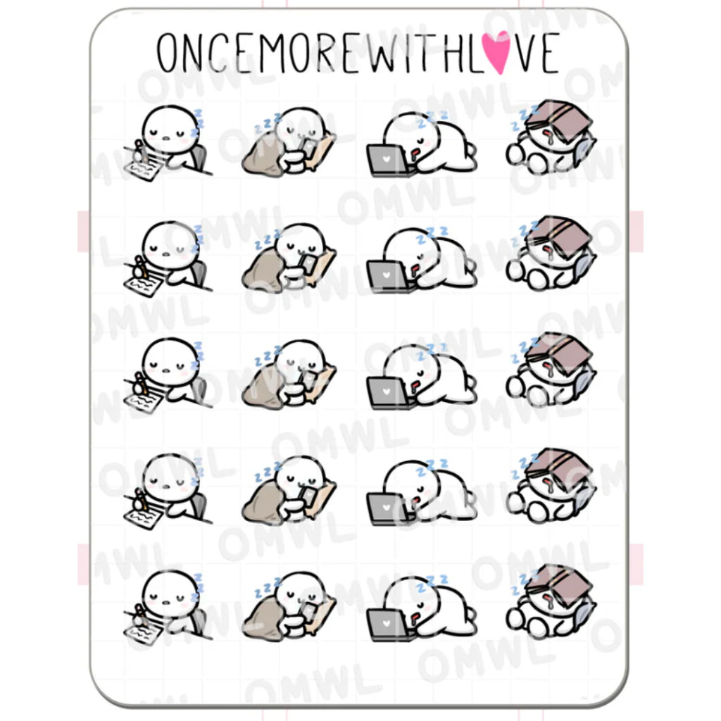 ONCE MORE WITH LOVE Sticker Sheet