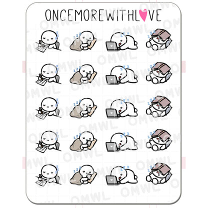 ONCE MORE WITH LOVE Sticker Sheet