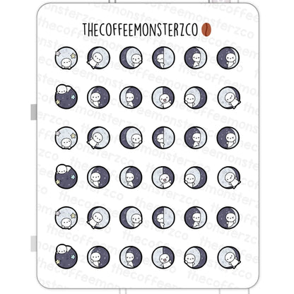The Coffee Monsterz Co. Emoti Stickers
