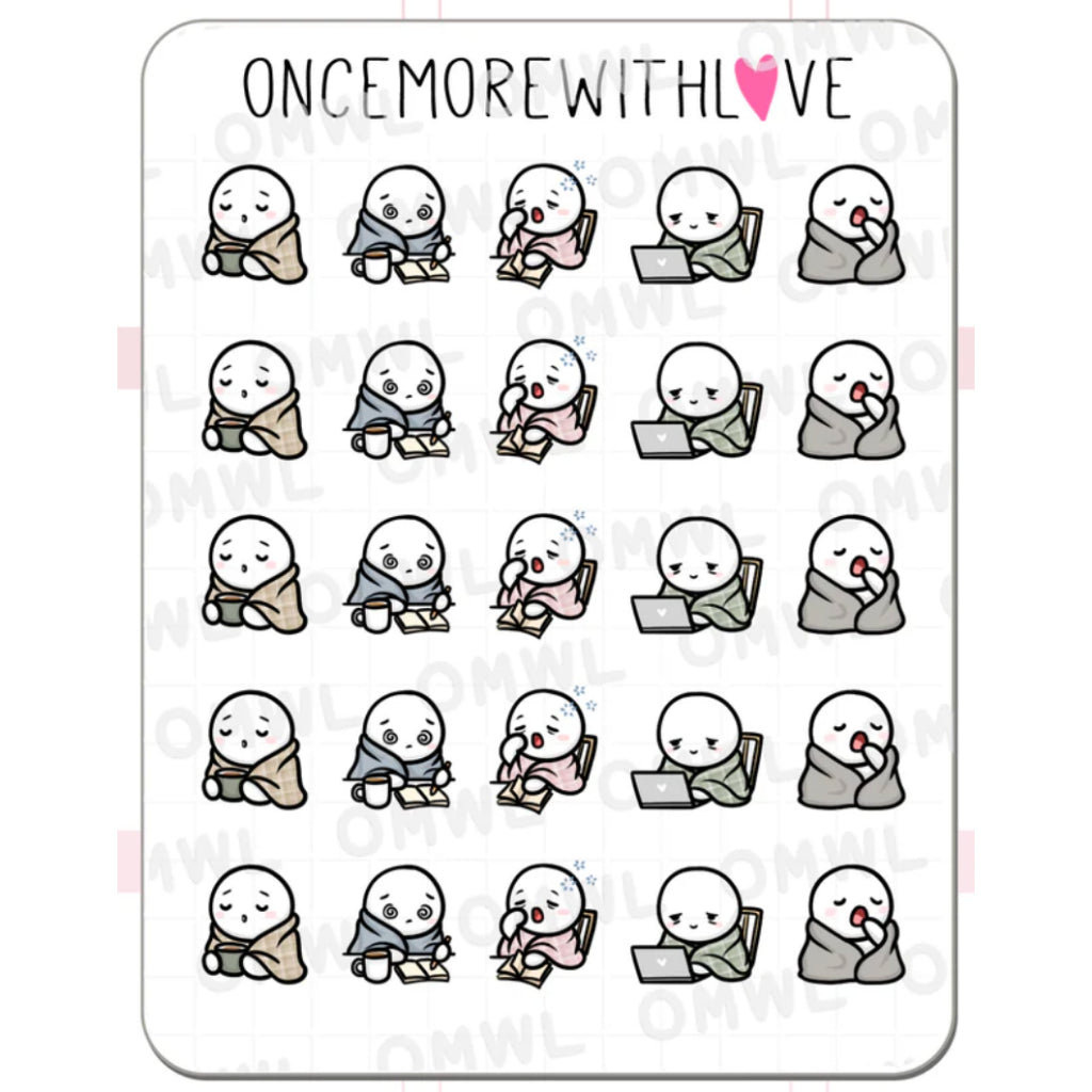 ONCE MORE WITH LOVE Sticker Sheet