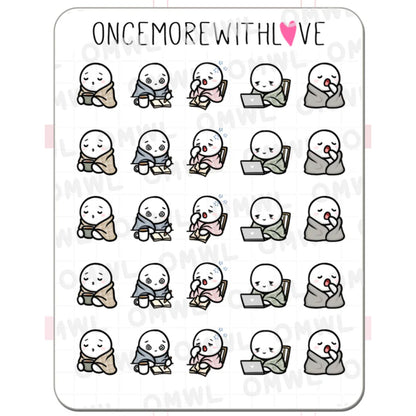 ONCE MORE WITH LOVE Sticker Sheet