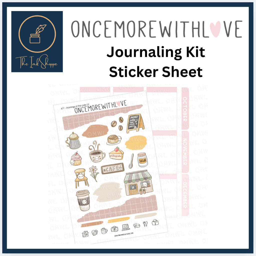 Once More With Love Journaling Kit Sticker Sheet