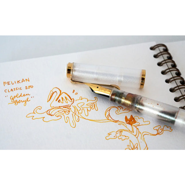 Pelikan M200 Classic Golden Beryl Limited Edition Fountain Pen Extra Fine Nib (EF)