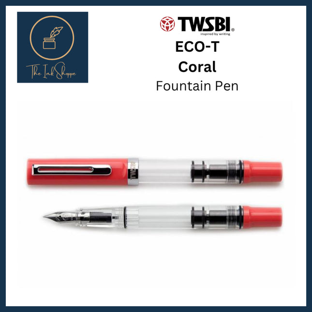 TWSBI ECO-T Coral Limited Edition Fountain Pen
