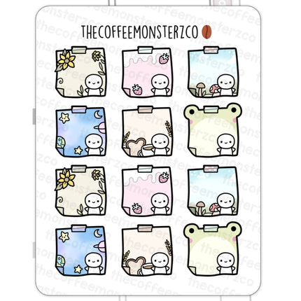 The Coffee Monsterz Co. Sticker Sheet