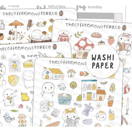 The Coffee Monsterz Co. 2026 Sticker Sheets