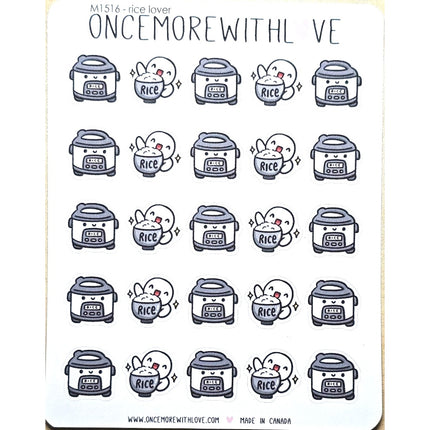 ONCE MORE WITH LOVE Sticker Sheet