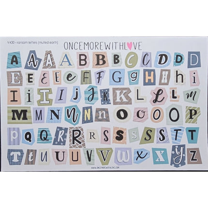 ONCE MORE WITH LOVE Sticker Sheet