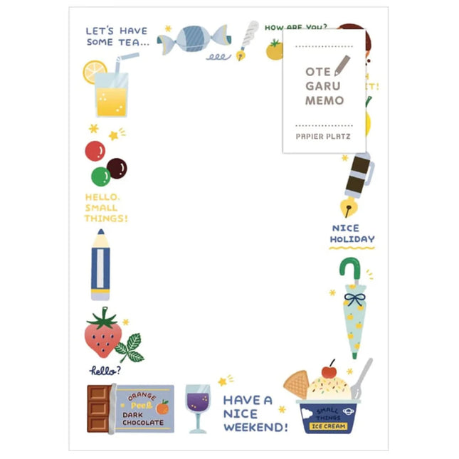 Papier Platz Eric Small Things Otegaru Memo Pad