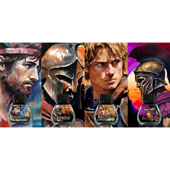 Van Dieman's Greek Heroes Fountain Pen Ink Full Bottle (30mL)